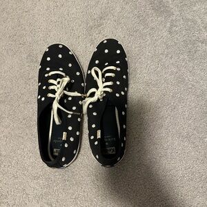 Keds Kate Spade Black and White Polka Dot Shoes